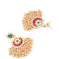 Rajwada Women Cluster Beads White Jewelry Set
