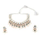 Rajwada White Choker Kundan Set For Women