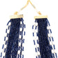 Rajwada Women Dark Blue Beads Long Necklace