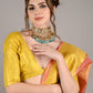 Rajwada Women Gorgeous Sea Green Double Sided Choker Neckpiece
