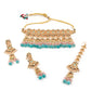Rajwada Women Gorgeous Sea Green Double Sided Choker Neckpiece