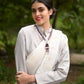 Rajwada Women Voilet Long Beaded Necklace Set