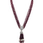 Rajwada Women Voilet Long Beaded Necklace Set