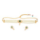 Rajwada Women Royal White Pearls Choker Neck Piece