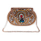 Rajwada Women Bronze Colored Metal Clutch