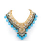 Rajwada Women Shades Of Blue Choker Necklace Set