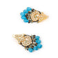 Rajwada Women Shades Of Blue Choker Necklace Set