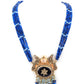 Rajwada Women Dark Blue Royal Long Necklace Set