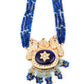 Rajwada Women Dark Blue Royal Long Necklace Set