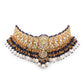 Rajwada Women Princess Choker Set With Multicolored Beads