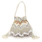 Rajwada Women Silver Tassel Potli Bag