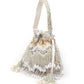 Rajwada Women Silver Tassel Potli Bag
