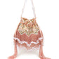 Rajwada Women Pink Tassel Potli Bag
