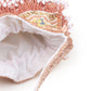 Rajwada Women Pink Tassel Potli Bag
