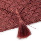 Rajwada Women Bronze Woven And Beaded Sling Bag