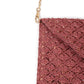 Rajwada Women Bronze Woven And Beaded Sling Bag