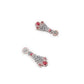 Rajwada Women German Rhodium And Pink Stone Studded Necklace Set