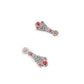 Rajwada Women German Rhodium And Pink Stone Studded Necklace Set