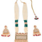 Rajwada Women Multicolored Kundan Studded Long Neck Piece