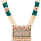 Rajwada Women Multicolored Kundan Studded Long Neck Piece