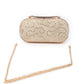 Rajwada Women Gold Embroidered Bridal Clutch
