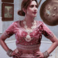 Rajwada Women White Faux Stone Studded Meenakari Jewelry Set