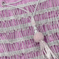 Rajwada Women Purple Tassel Embellished Potli