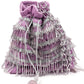 Rajwada Women Purple Tassel Embellished Potli
