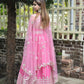 Rajwada Women Pink Stunning Semi Stitched Lehenga With Unstitched Blouse