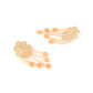 Rajwada Women Designer Peach Long Necklace Set