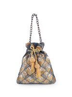 Rajwada - Heavily Embellished Multicolor Potli