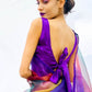 Multicolor Organza Saree With Stitched Blouse