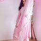 Rajwada Women Pink Color Georgette Plazzo Semi Stitched Suit
