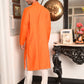Rajwada Orange Solid Cotton Polyester Kurta Set For Men