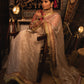 Rajwada Women Beige Organza Saree With Unstitched Blouse