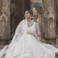 Rajwada White Soft Net Embroidered Semi Stitched Lehenga With Unstitched Blouse For Women