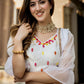 Rajwada Multicolor Organza Printed Semi Stitched Lehenga With Unstitched Blouse For Women