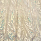 Rajwada Off White Blue Soft Net Embellished Semi Stitched Lehenga With Unstitched Blouse For Women