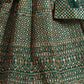 Rajwada Green And Gold Silk Blend Embroidered Semi Stitched Lehenga With Blouse For Women