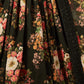 Rajwada Black Organza Printed Semi Stitched Lehenga With Unstitched Blouse For Women