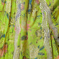 Rajwada Lime Green Georgette Embellished Semi-Stitched Lehenga For Women