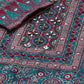 Rajwada Teal Linen Printed Stitched Kurta for Women