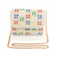 Rajwada Multi Color Tasseled Clutch For Women