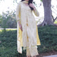 Rajwada Women Yellow Color Party Wear Georgette Semi Stitched Suit