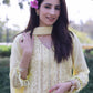 Rajwada Women Yellow Color Party Wear Georgette Semi Stitched Suit
