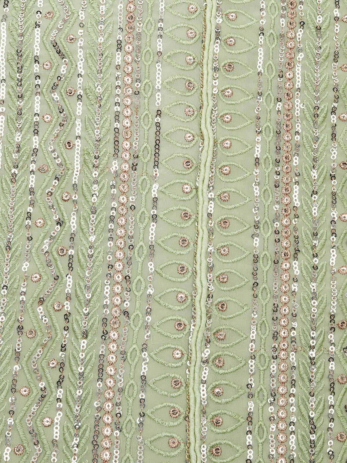 Pista Color Party Wear Georgette Suit - Rajwada