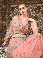 Alluring Green Pearl Fabric Tie-able Tassel Belt! - Rajwada