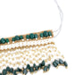 Alluring Green Pearl Fabric Tie-able Tassel Belt! - Rajwada