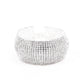 Artificial diamond-studded statement bracelet - Rajwada