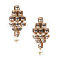 Rajwada Women White Bridal Double Sided Long Necklace Set
